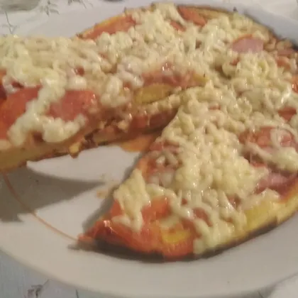 Пицца в сковородке 🍕🍕🍕