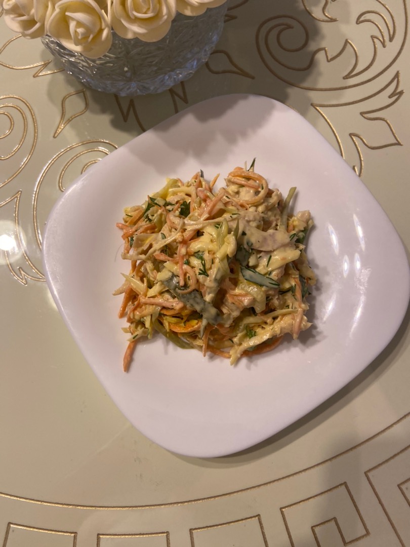 Салат Лисичка