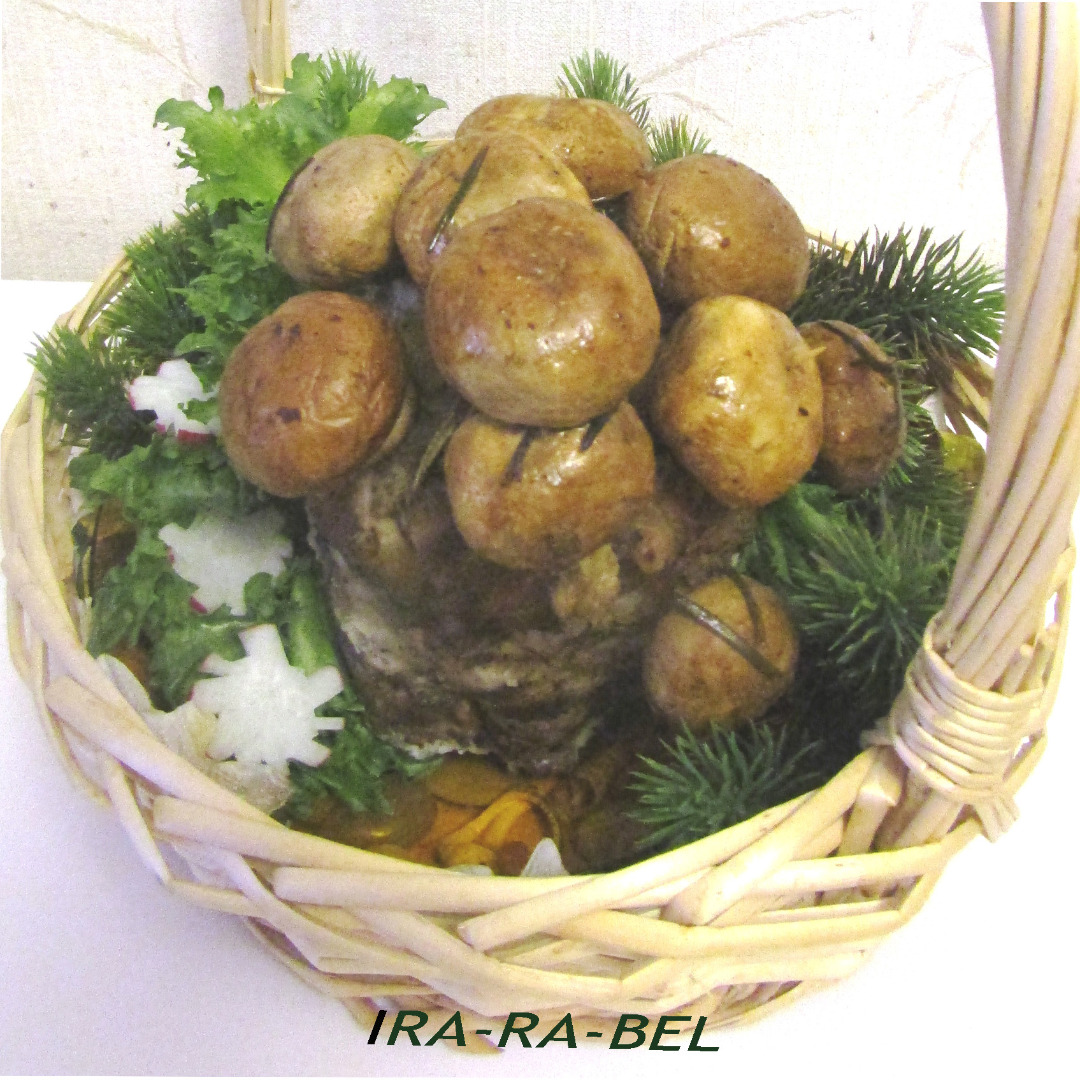 Куриная корзинка с грибами - пошаговый рецепт с фото на taimyr-expo.ru