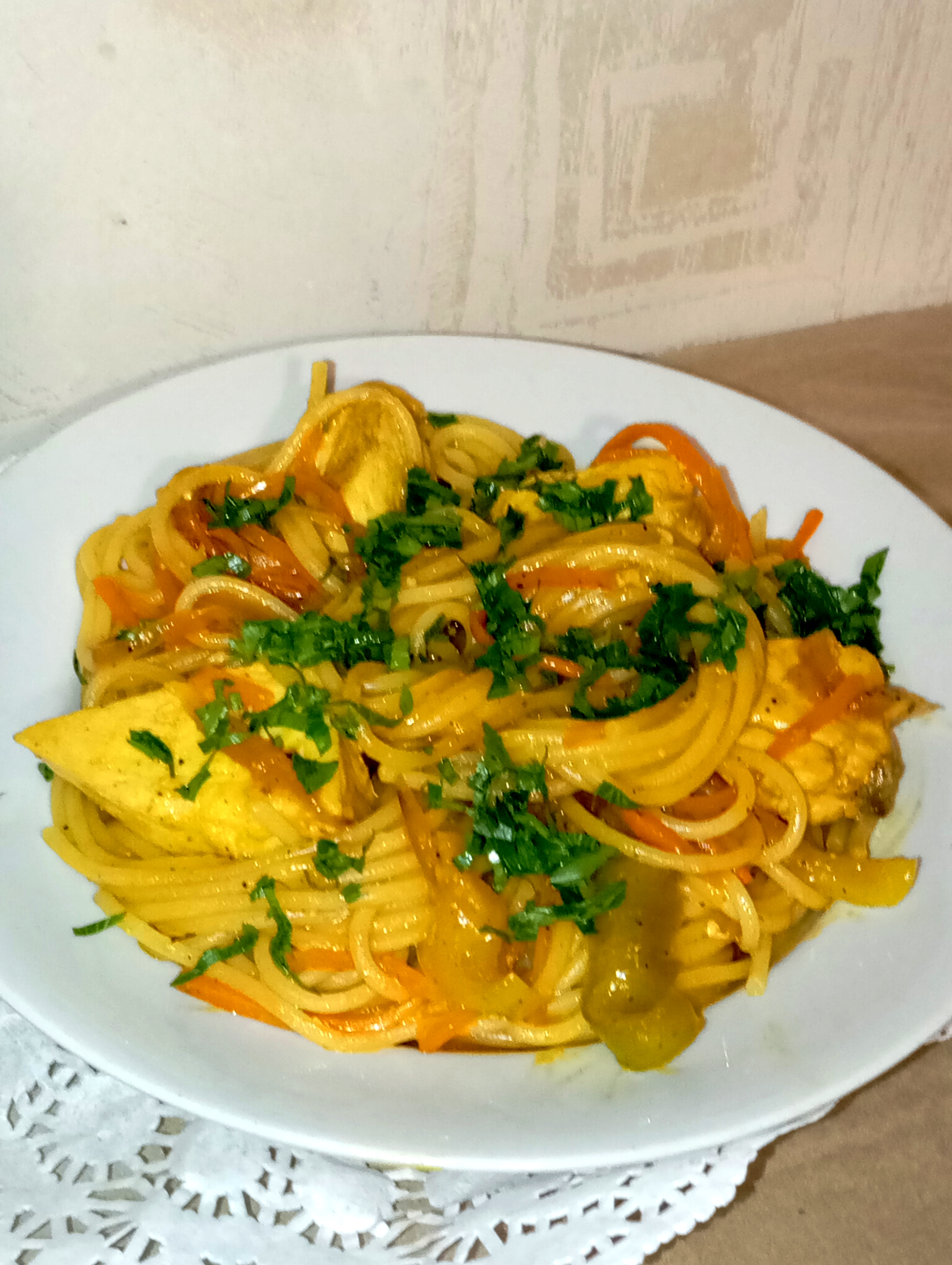 Паста с курицей