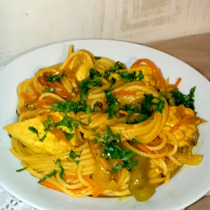 Паста с курицей