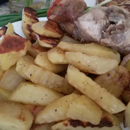 Картофель по деревенски в духовке