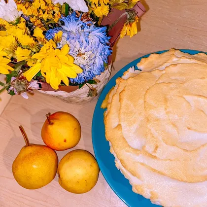 Грушевый тарт с безе 🥮🍐