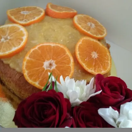 Вкусный апельсиновый тортик