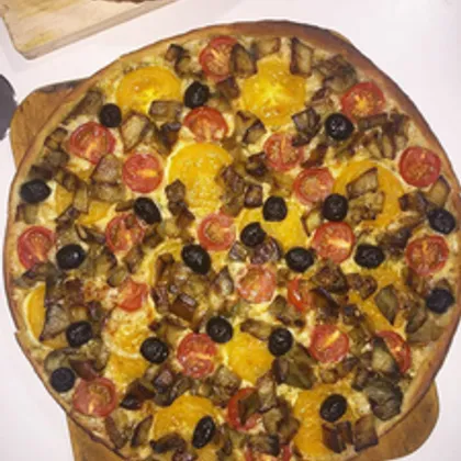 Пицца без мяса -быстро, вкусно, сочно