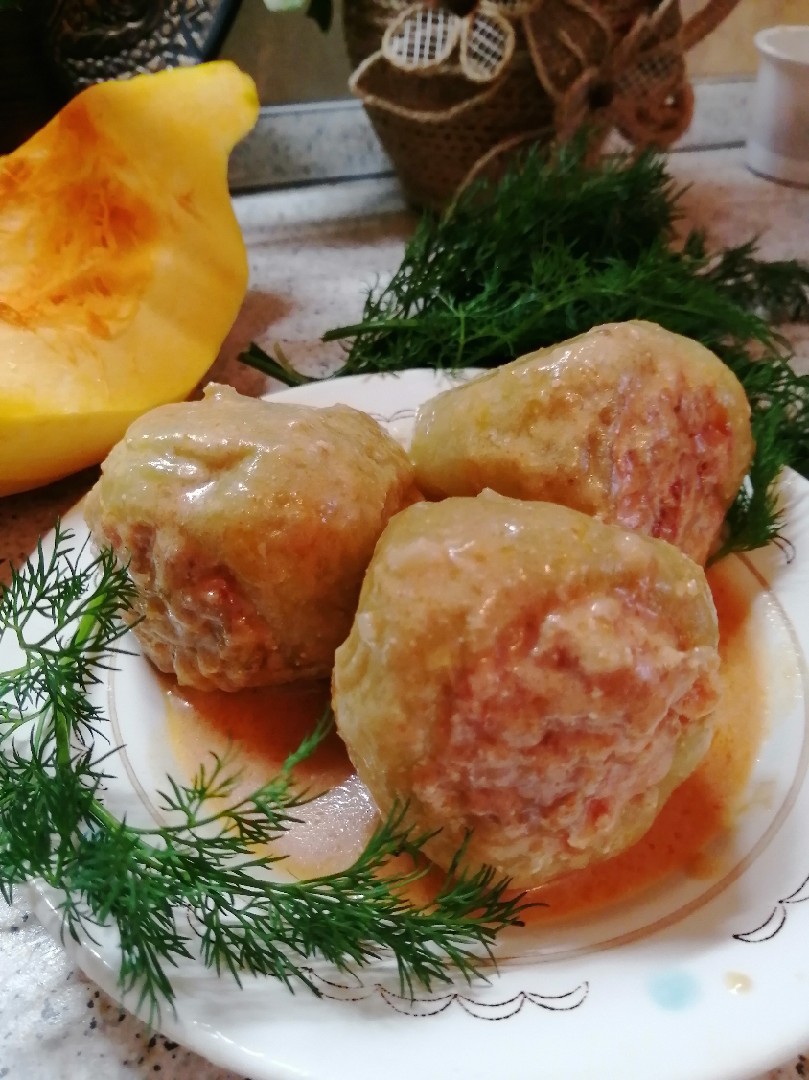 Перцы с тыквой