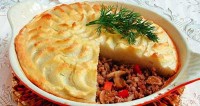 Мясная запеканка с картофелем
