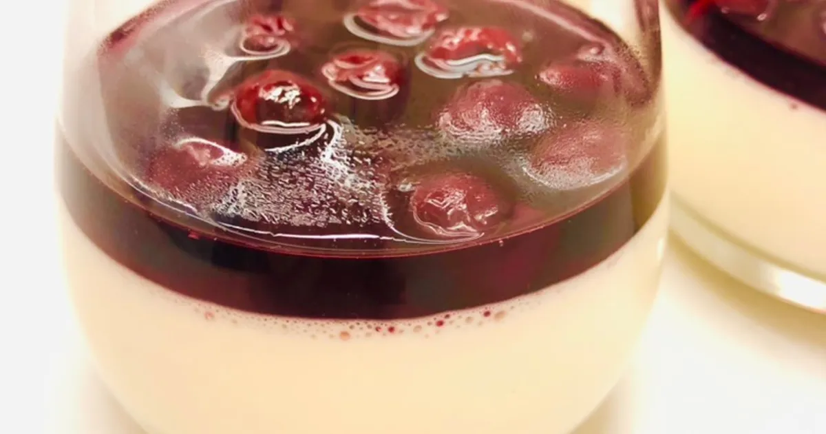 Вишневая панакота. Cherry Panna Cotta. / Фруктовые десерты / Кукорама — вкусные рецепты!