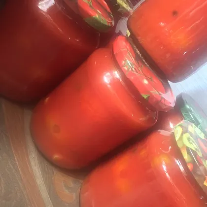Помидоры в томатном соке