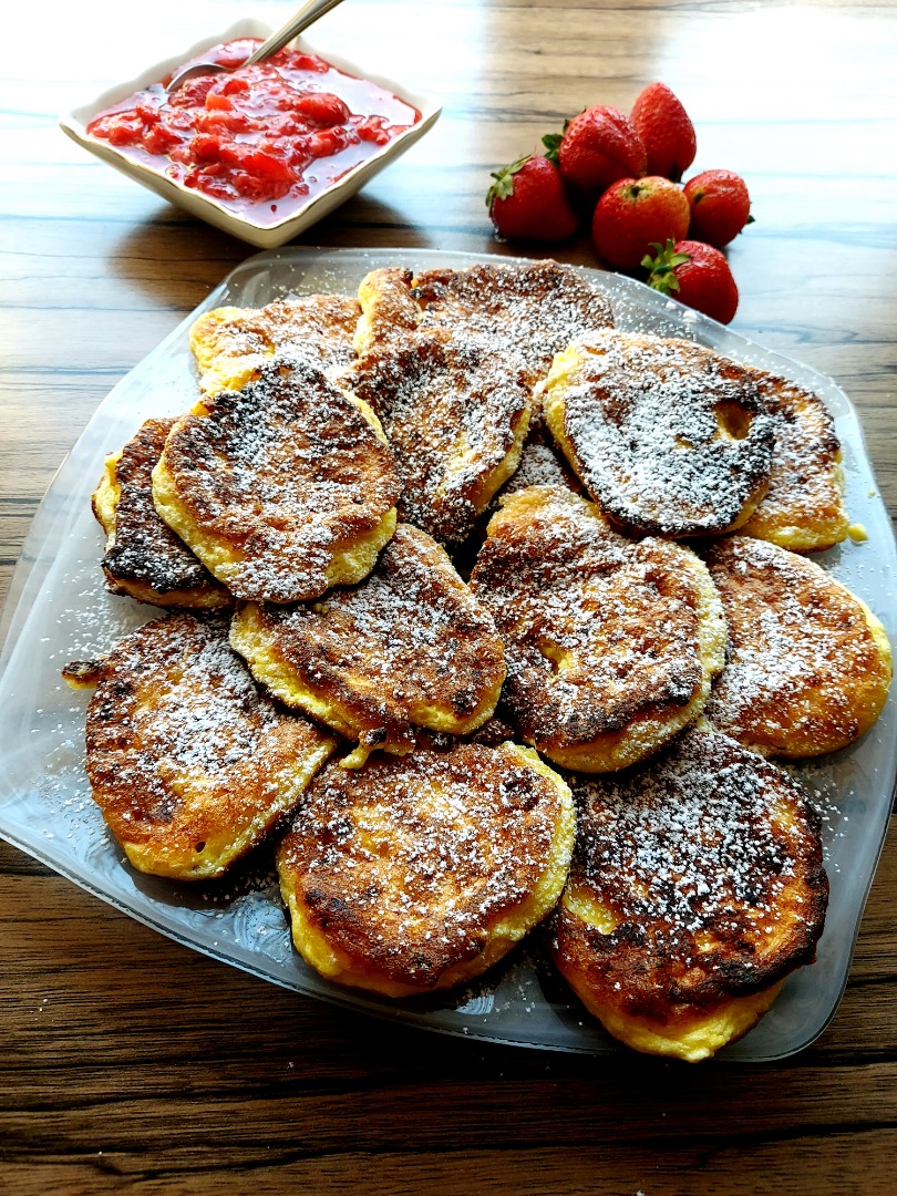 Панкейки с творогом