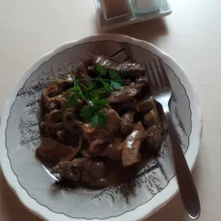 Гуляш из печени