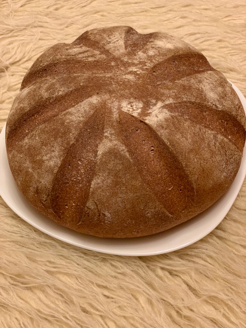 Хлеб на закваске, пошаговый рецепт на ккал, фото, ингредиенты - Туся