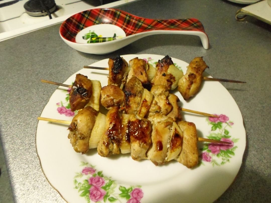 Шашлык из куриной грудки