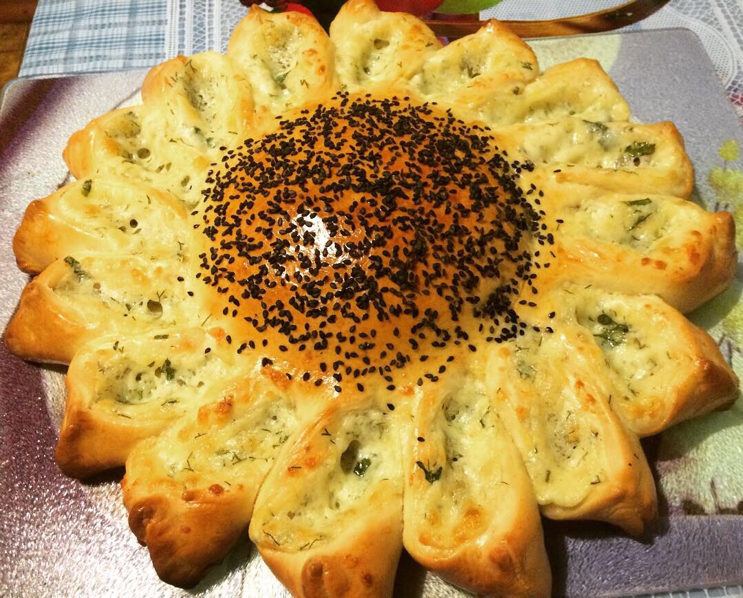 Двойной пирог подсолнух 🌻