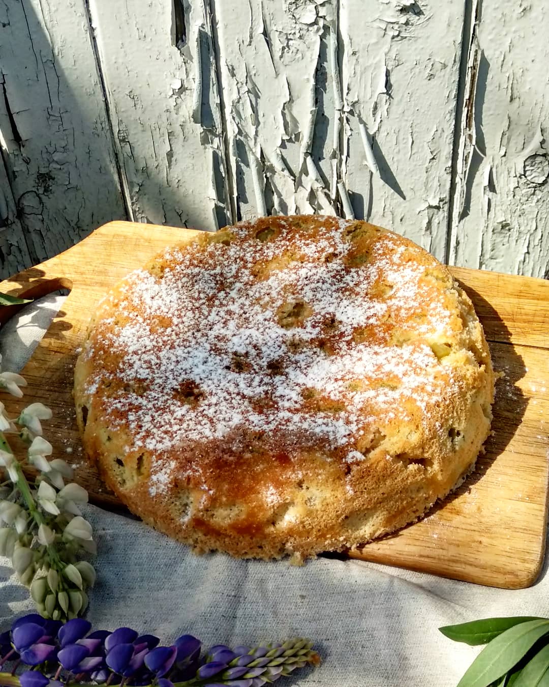 Шарлотка с ревнем