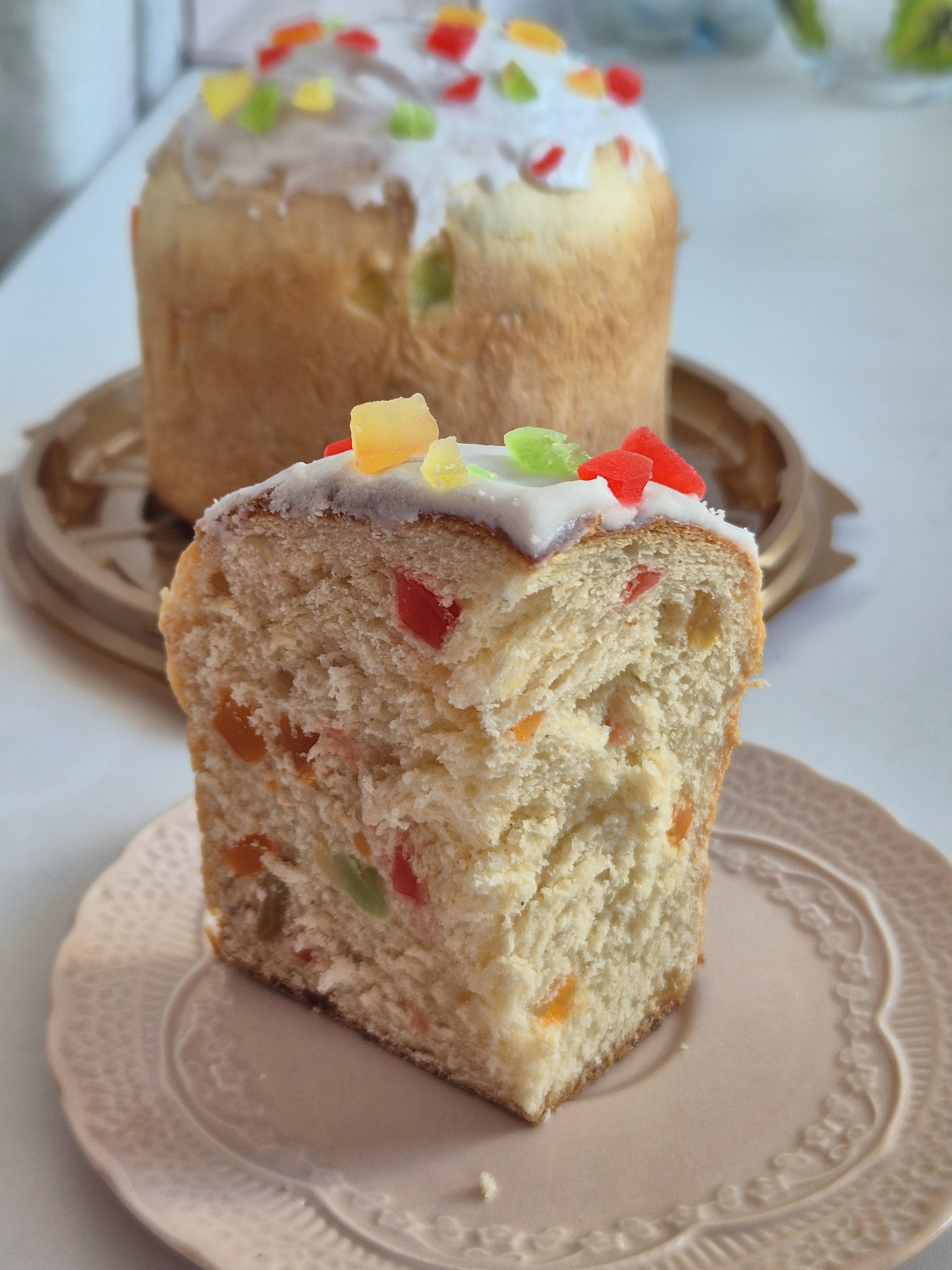 Кулич на заварном тесте