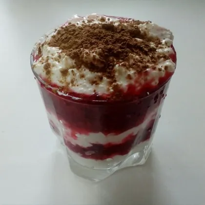 ПП - десерт из творога с ягодами