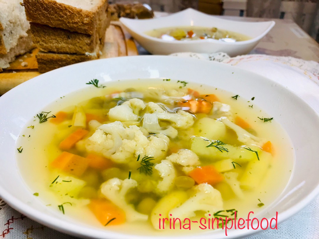 Вегетарианский суп «овощной микс»