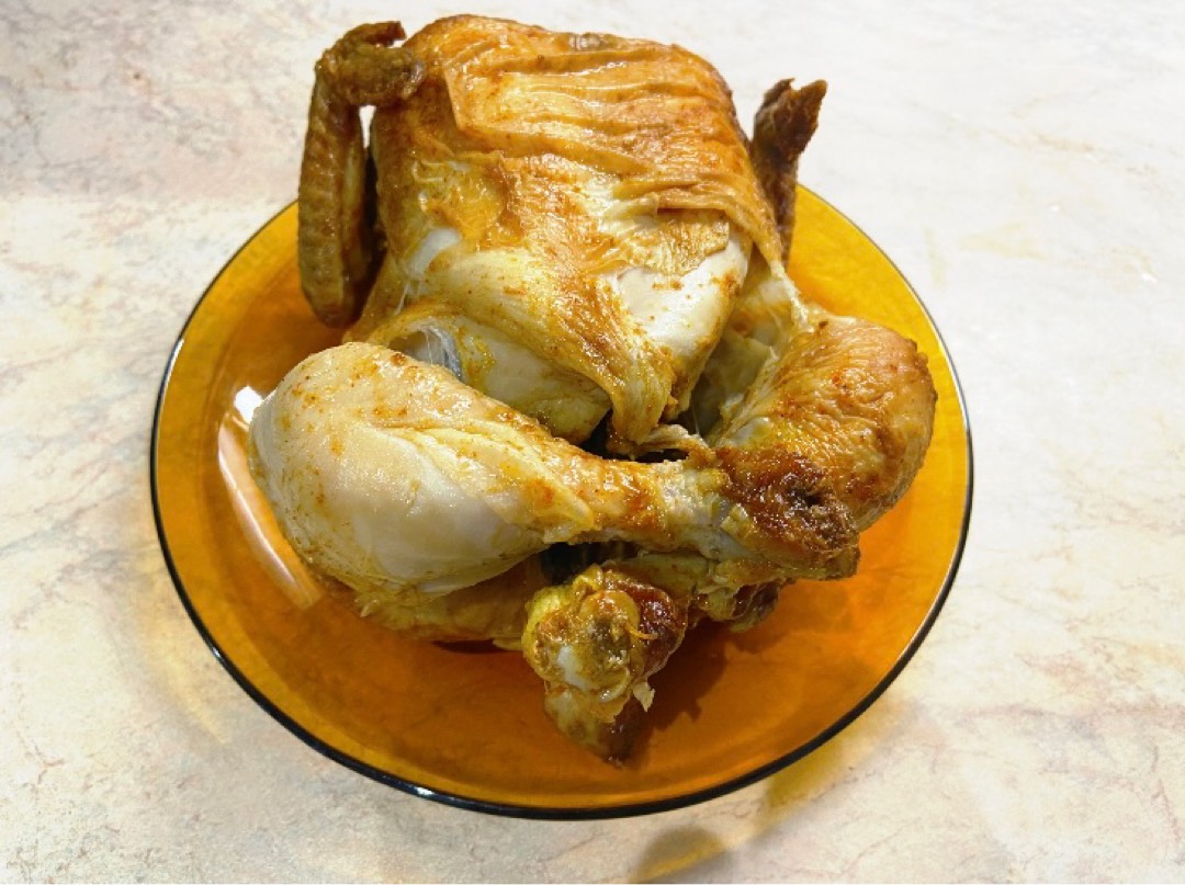 Курица, запечённая с мёдом и горчицей