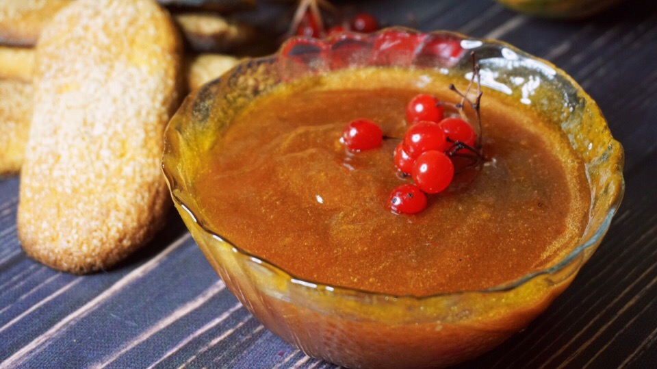 Варенье из тыквы и калины