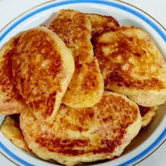 Вкусные оладьи, типа мини-пицца 