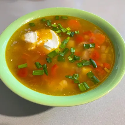 Овощной суп с киноа