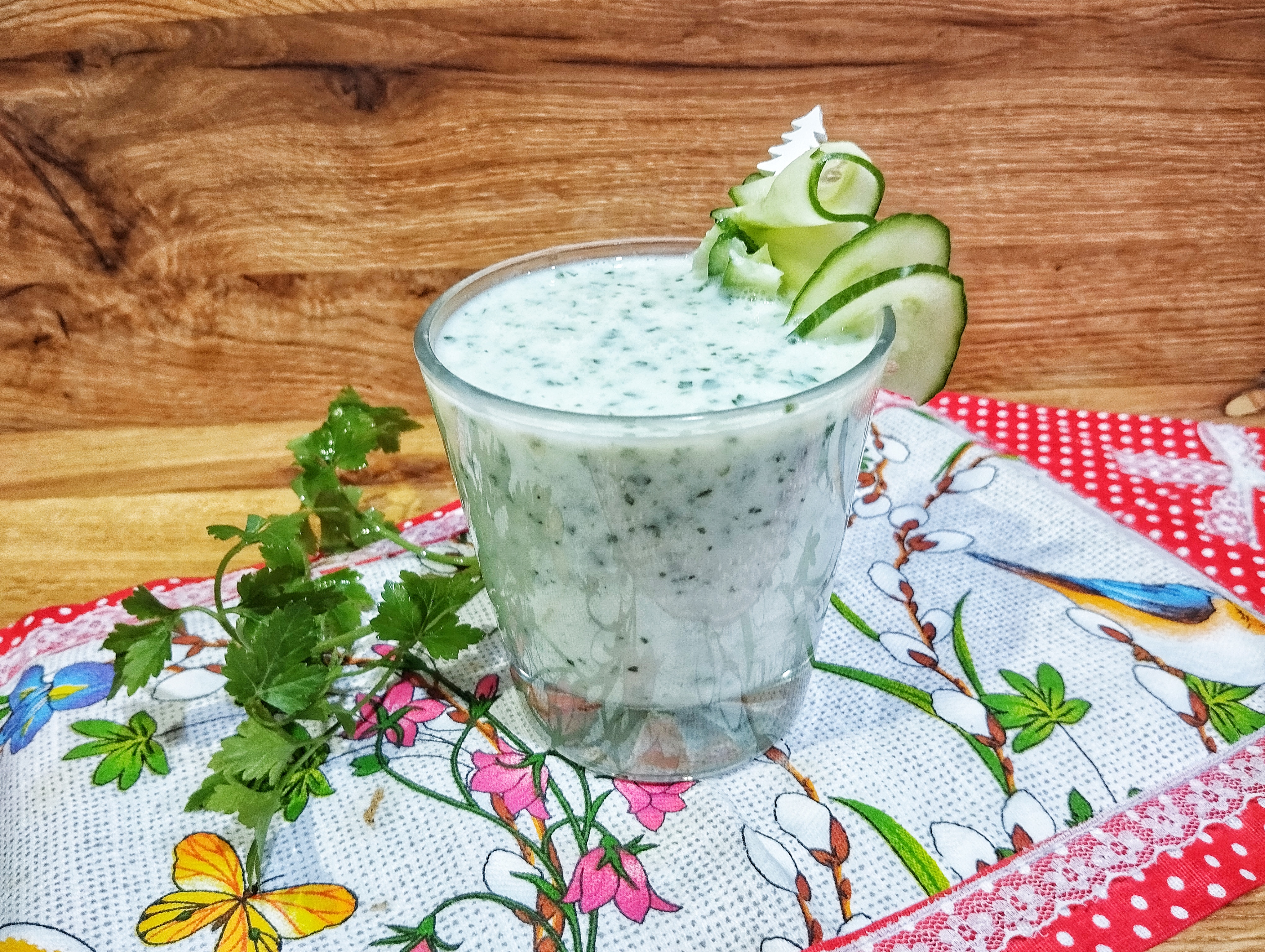 Освежающий смузи с огурцом