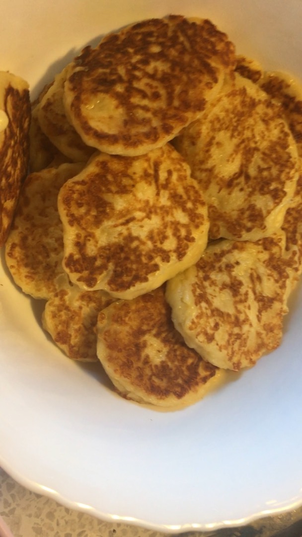 Сырные оладушки
