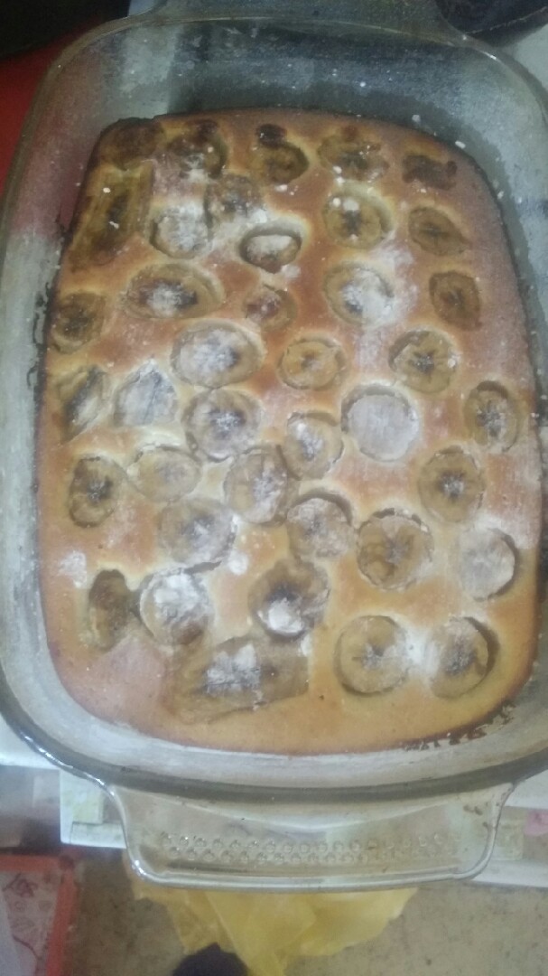 Банановая шарлотка😋