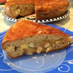 Капустный пирог с гусиными яйцами 🥧