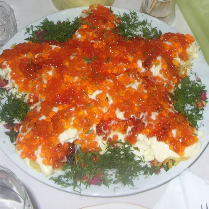 Мы салат назвали 'Новый русский'