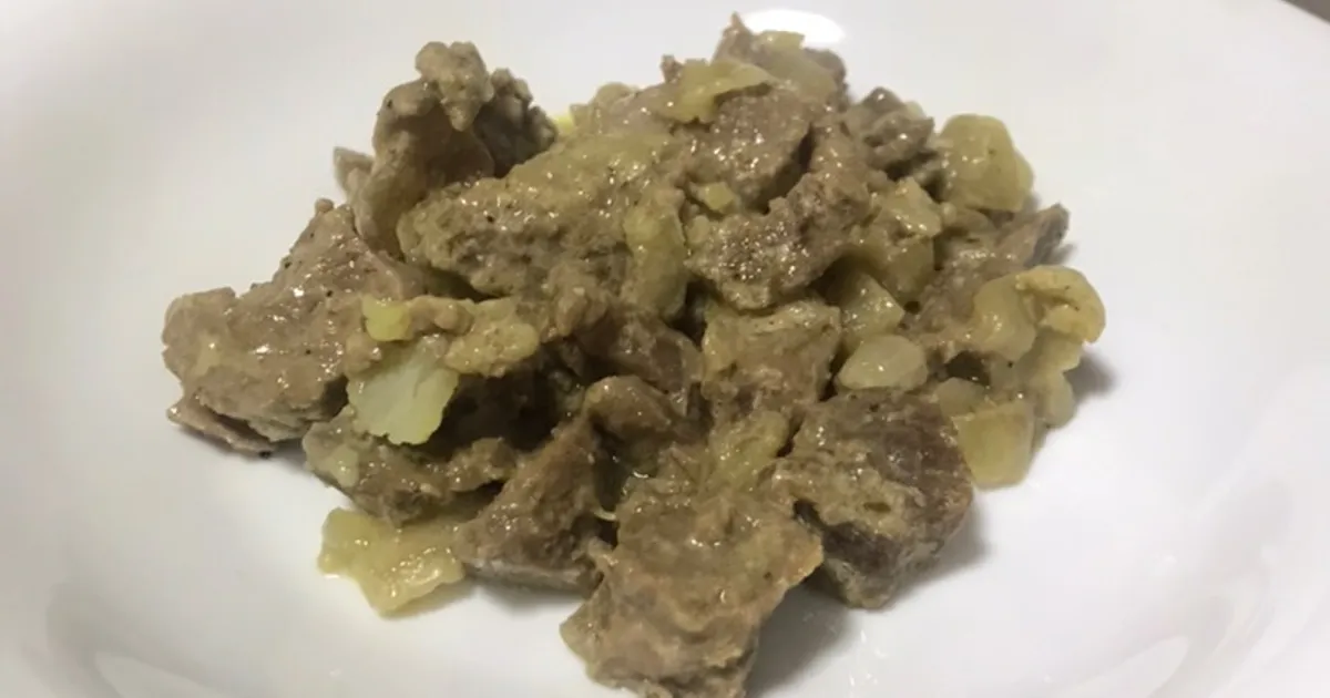 Мясо по-горски (из говядины со сметаной) — рецепт с фото