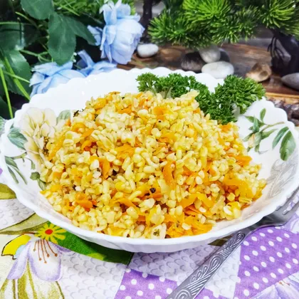 Булгур с овощами