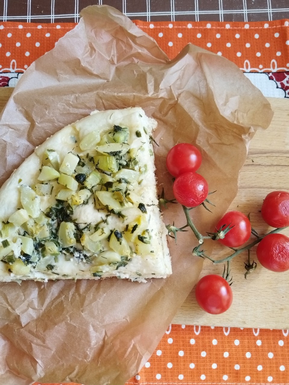 Пирог с кабачками