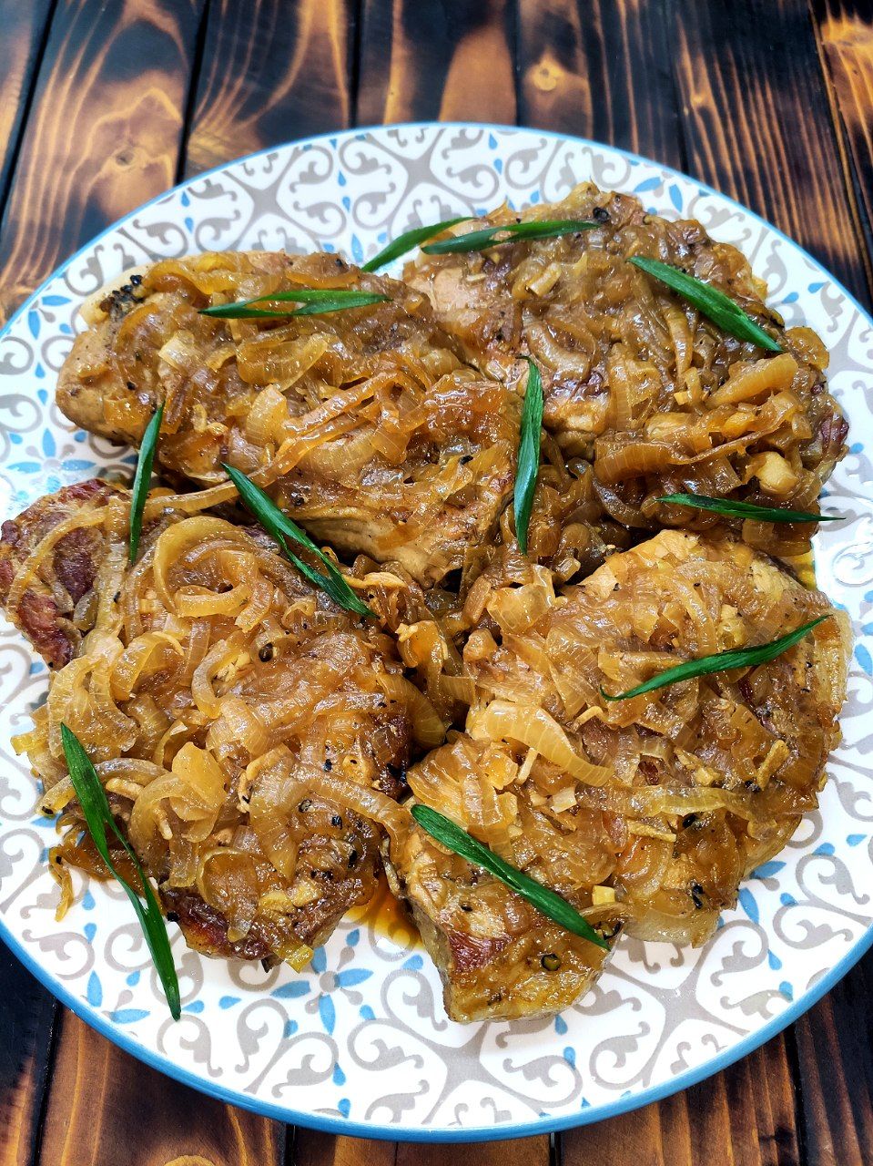 Немецкий свиной стейк в пиве. Брауерпфане