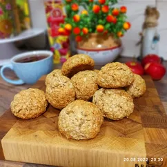 Овсяное печенье с яблоками 🍎