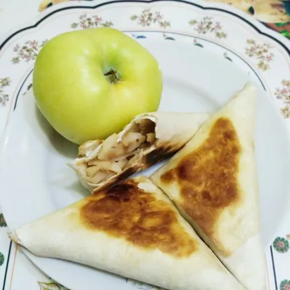 Ленивые пирожки с яблоками. #спас