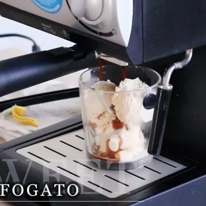 Аффогато крем-брюле | Affogato - Creme Brulee Ice Cream Coffee