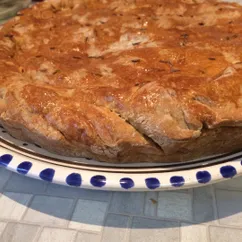 Пирог со скумбрией и картошечкой 🥧