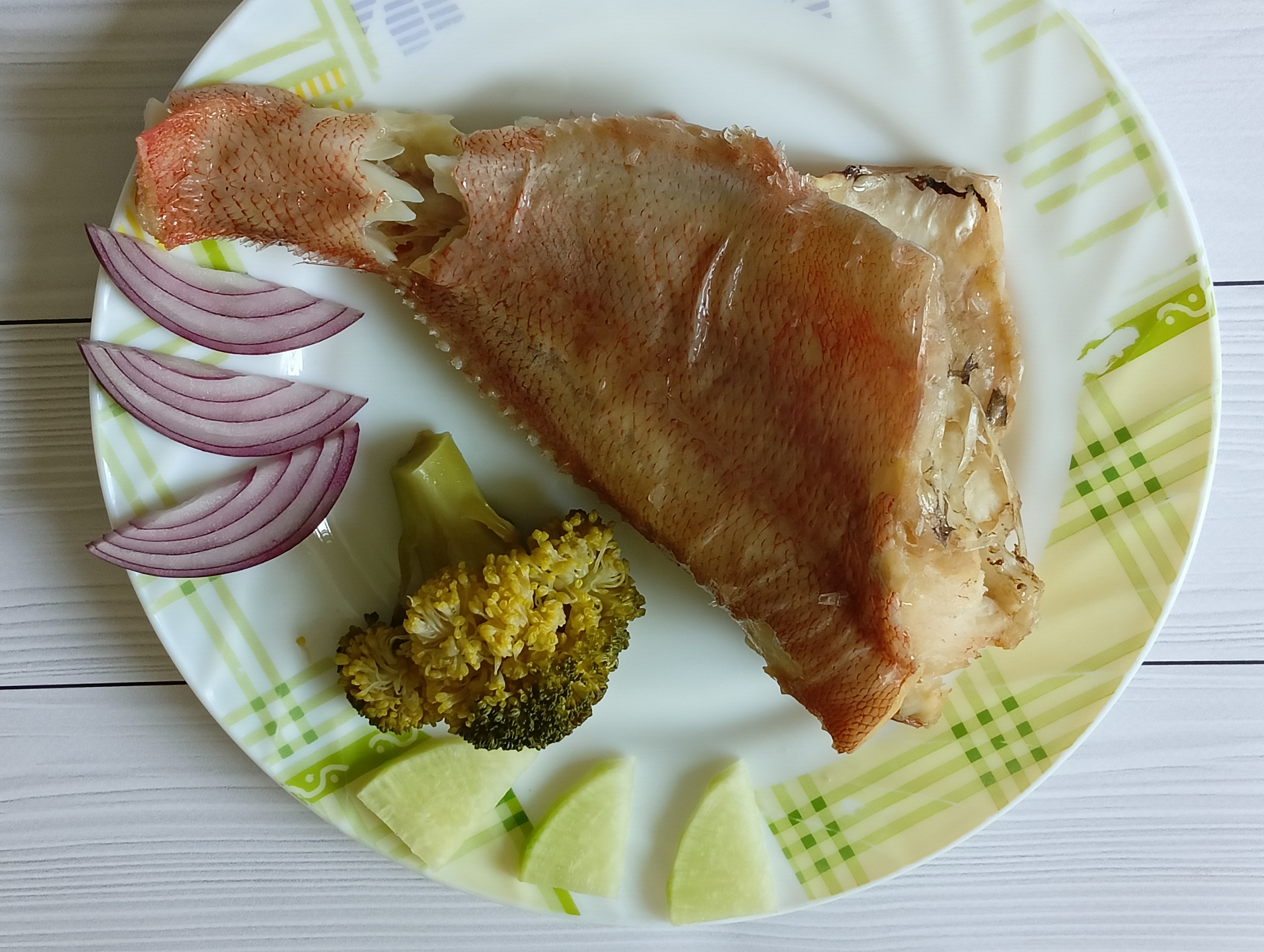 Окунь в пароварке