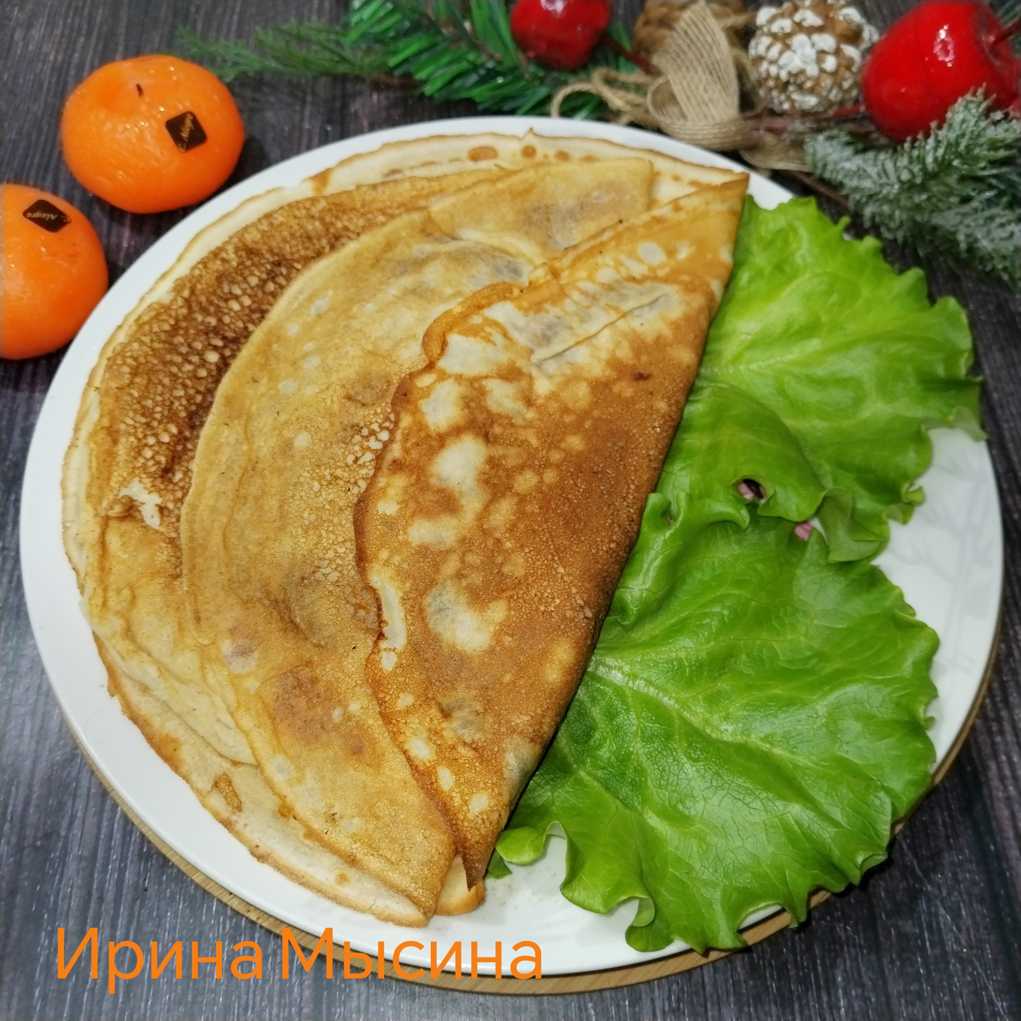 Тонкие блинчики на прокисшем молоке 