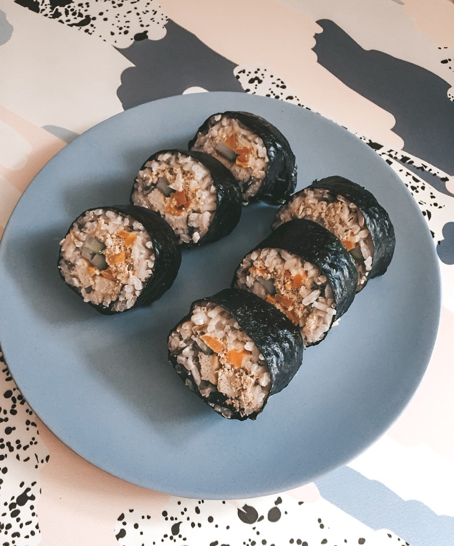 Корейский ролл кимпаб (김밥)