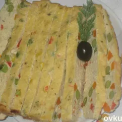 Суфле из куриной грудки с овощами