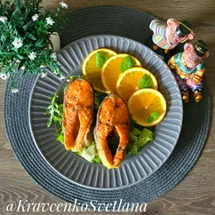 Форель жареная 