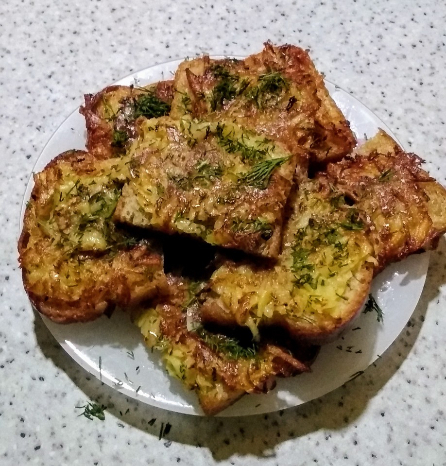 Картошечка на гренках
