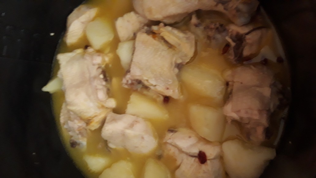 Курица с картошкой в мультиварке #кулинарныймарафон