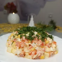 Салат с морковью и яблоком