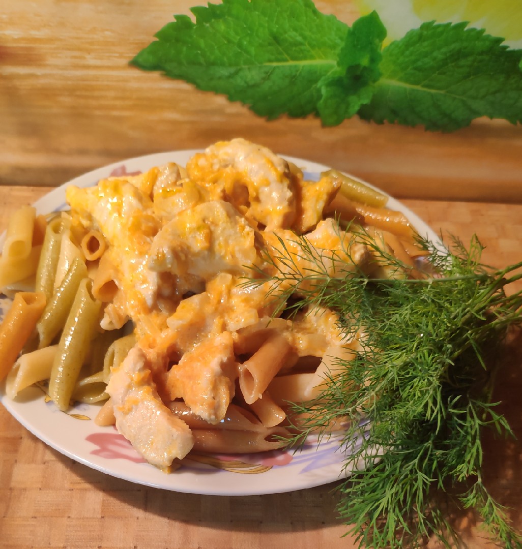 Тушёное куриное филе🍛