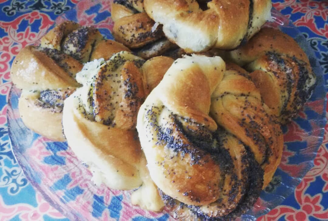Булочки "Маковые веночки"
