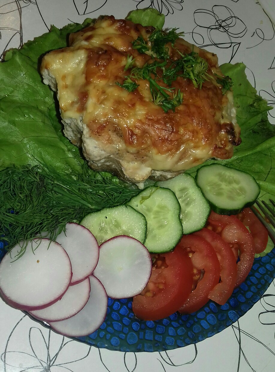 Корзиночки из индейки с начинкой овощной